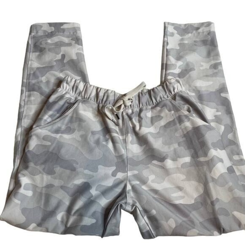 SCORPIO‎ SOL Camo Lounge Pants Joggers Womens XS Grey Athletic Track